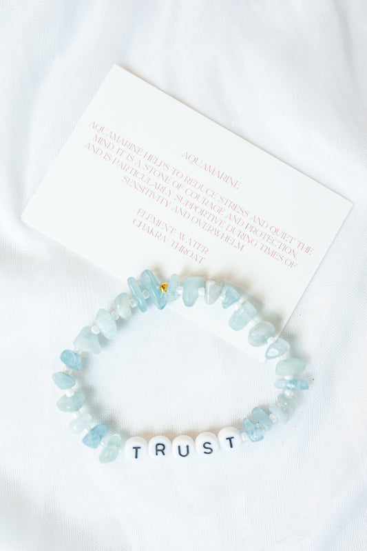 Aquamarine Trust Bracelet