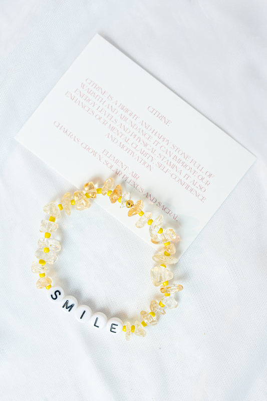 Citrine Smile Bracelet