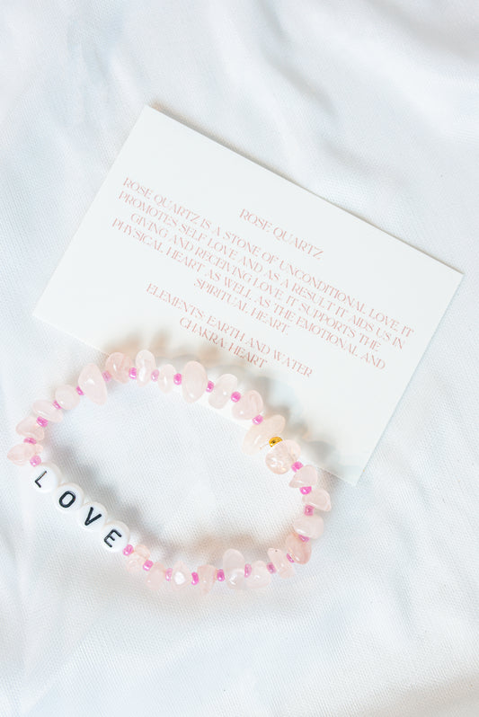 Rose Quartz Love Bracelet