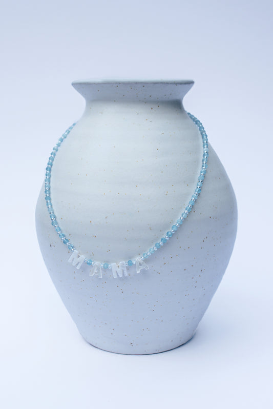 Aquamarine Mama Necklace